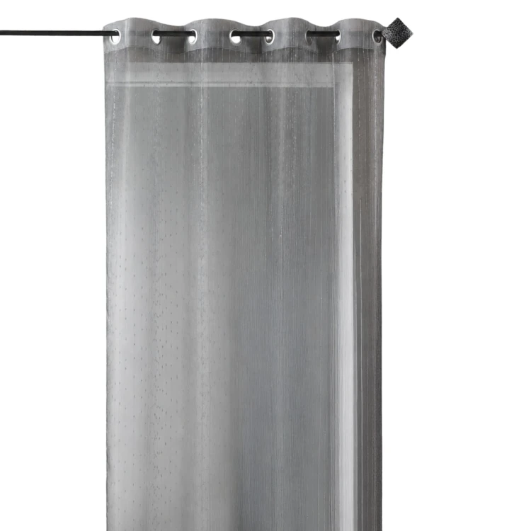 Voilage Organza fantaisie goutte métallique