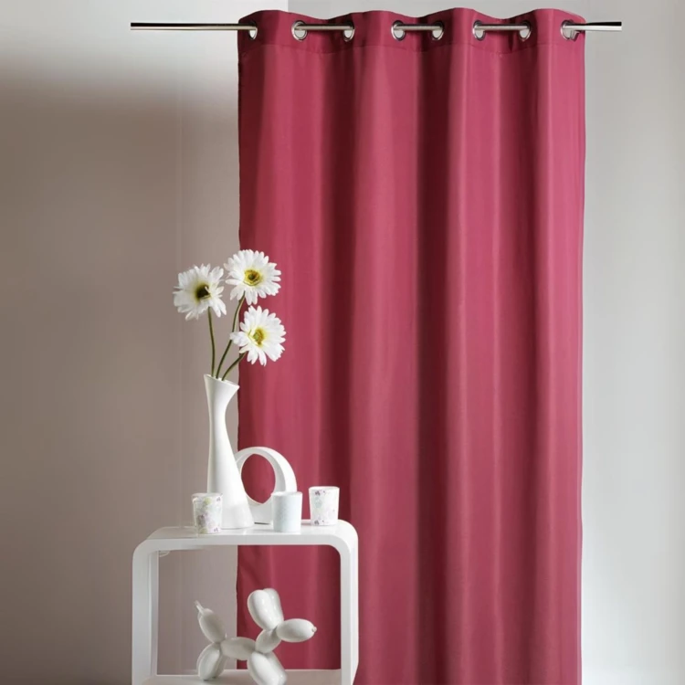Rideau d'Ameublement en Microfibre Uni