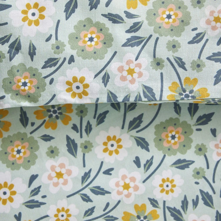 Parure de lit 3 pièces fleurs printanières