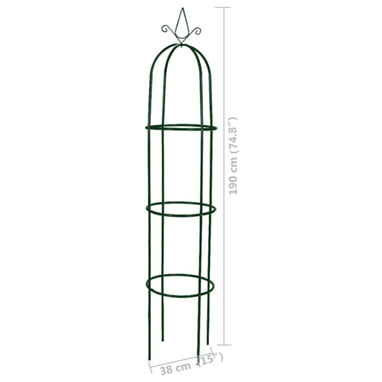 Arche de jardin en métal pour plantes