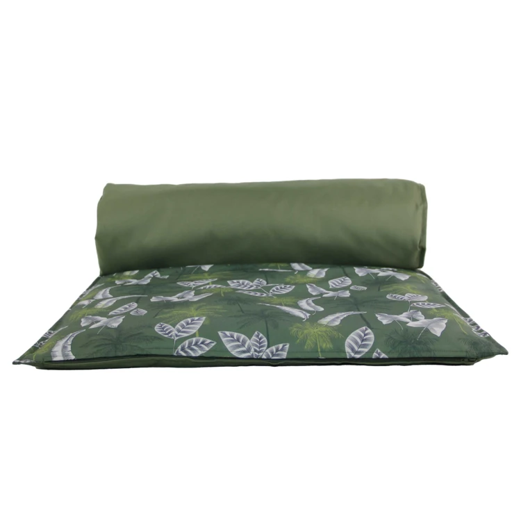 Matelas bain de soleil outdoor motif exotique