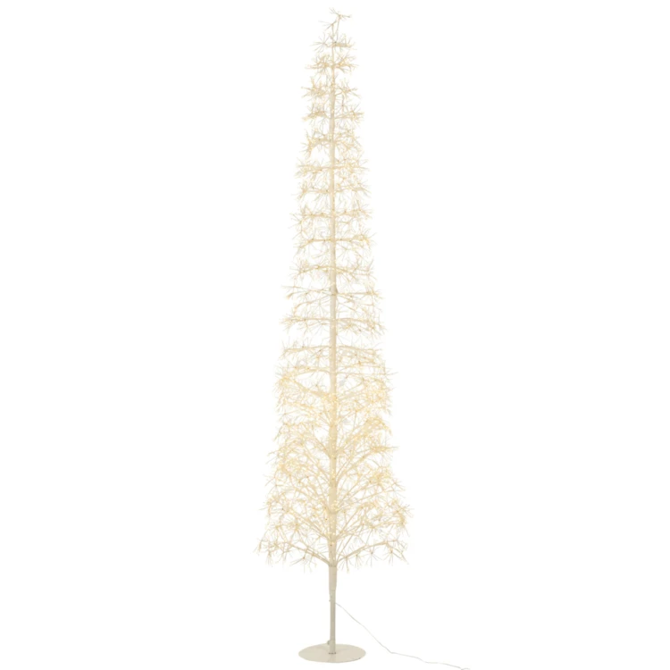ARBRE LED LUMIÈRES BLANC CHAUD FER NOIR EXTRA LARGE
