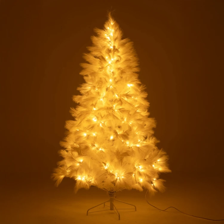 Sapin de Noël lumineux 400 LED Pampa en métal