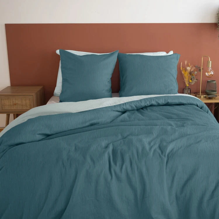 Wendbare Bettwäsche mit Waffelstruktur – Doppelbett