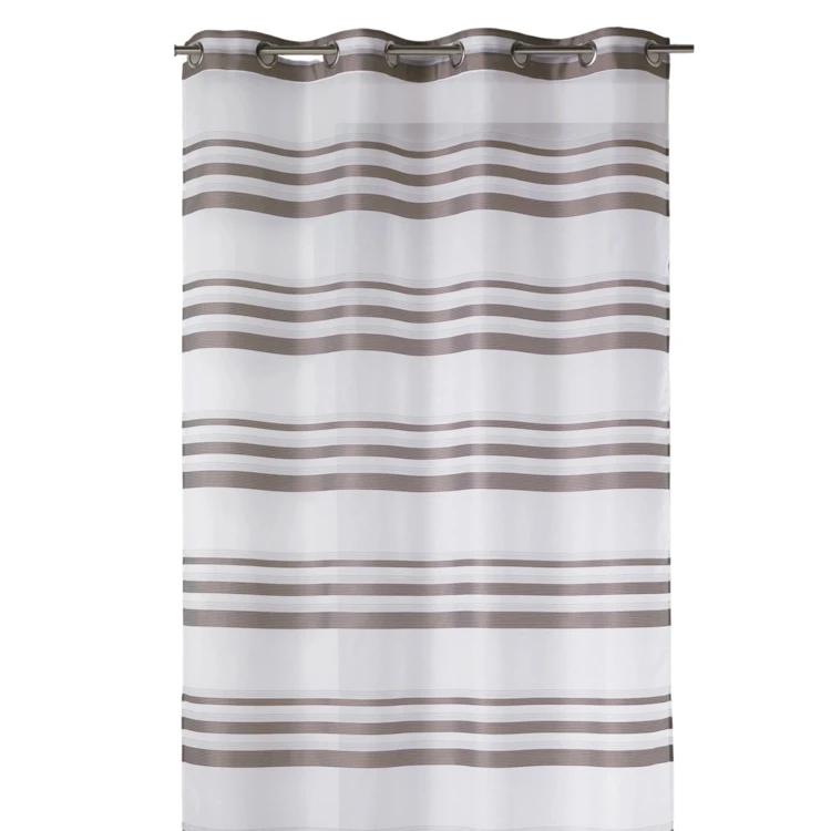 Voilage coloré rayures horizontales