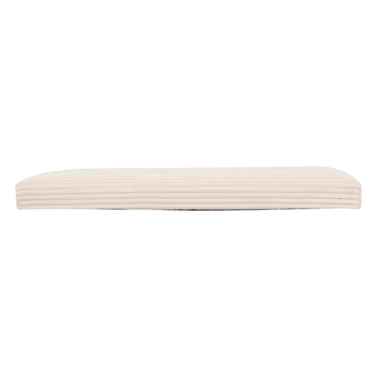 Doppelt faltbarer Pouf in Cord-Samt-Optik mit integriertem Stauraum