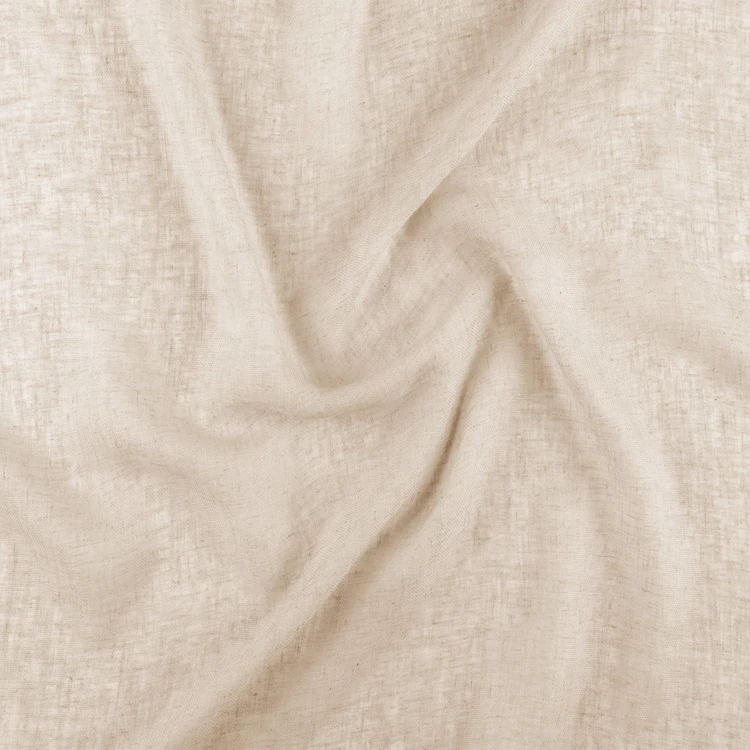 Tissu  plombé voile gaze poly-lin