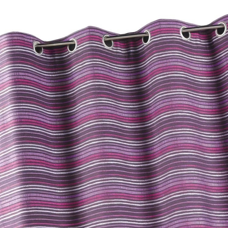 Wärmeschützender Jacquard-Vorhang mit feinen Streifen