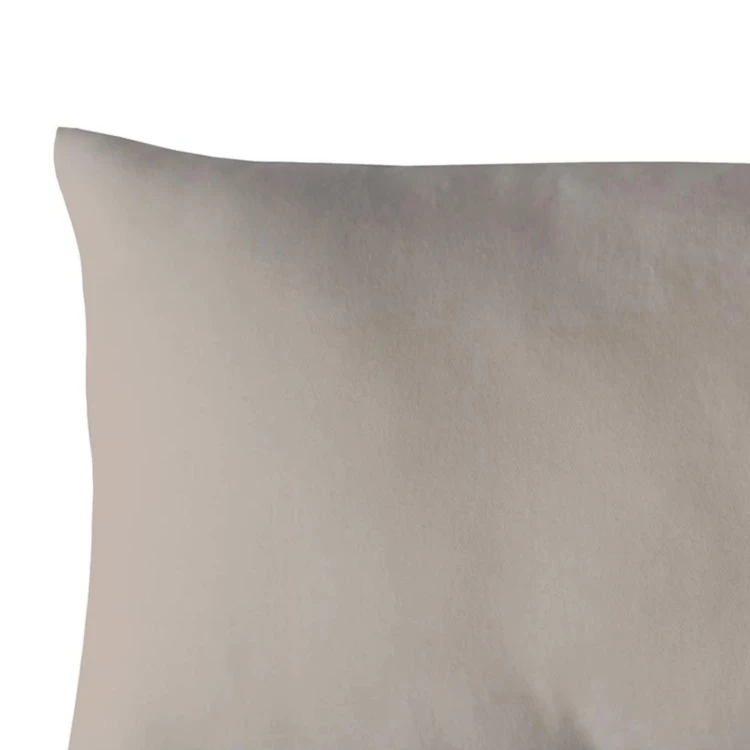 Cojín de algodón liso sin funda extraíble