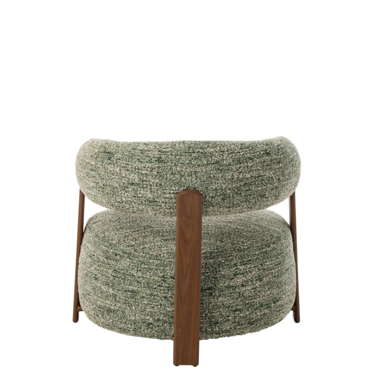 Fauteuil en textile avec rembourrage en mousse