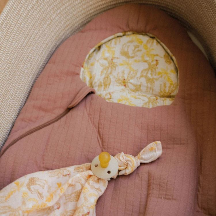 Wendeschlafsack einfarbig / Safari-Muster