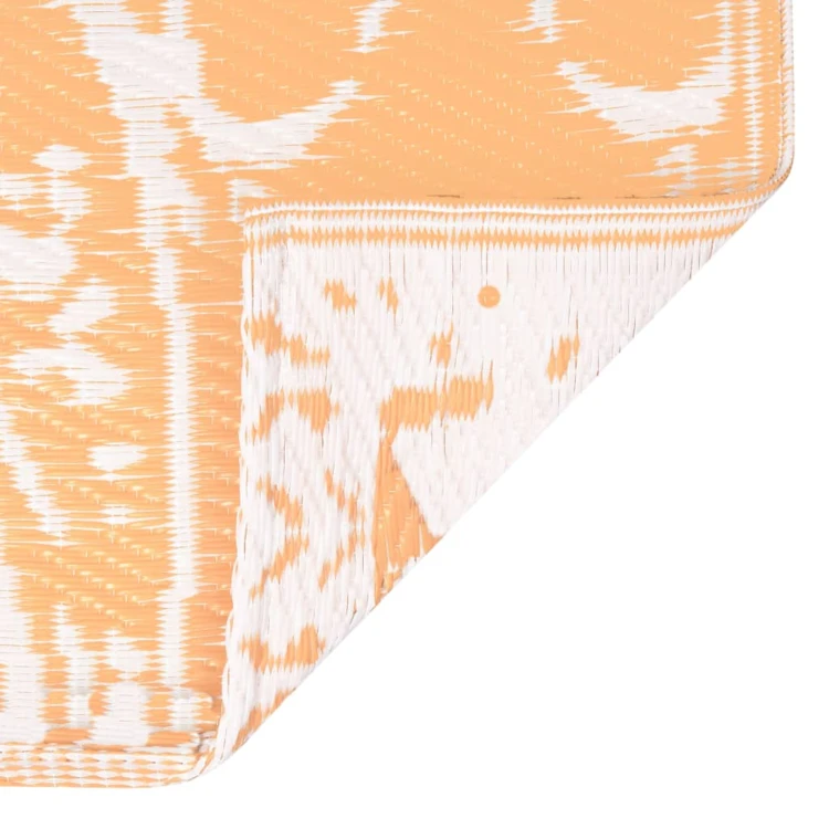 Tapis d’extérieur motif ornemental tissé