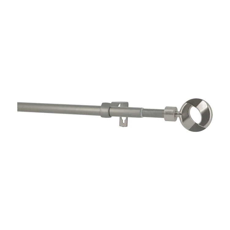 Kit tringle extensible  embout rond ajouré D16/13 mm