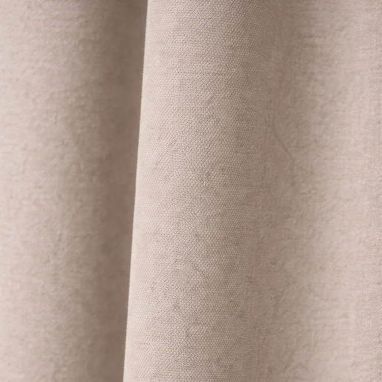 Rideau thermique phonique et semi occultant à galons fronceurs KONFOR