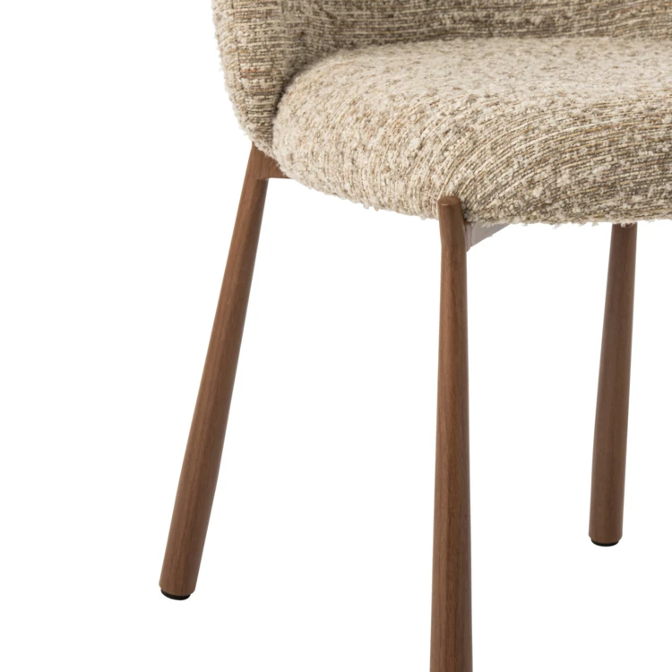 Chaise en métal et textile