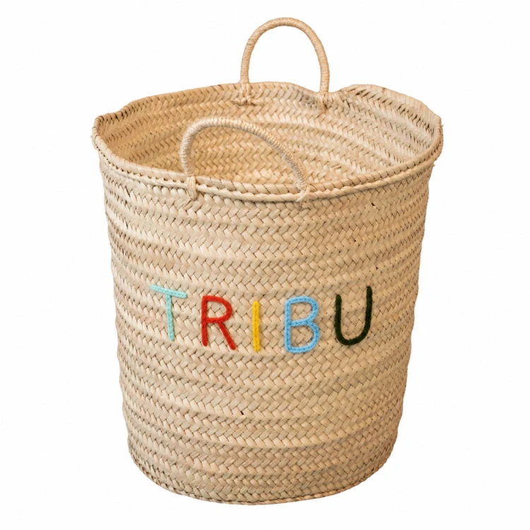 Cesto portaoggetti intrecciato TRIBU