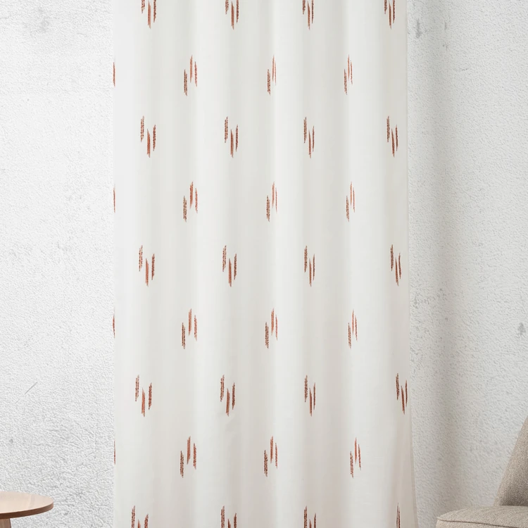 Tissu voile texturé motif fil coupé esprit ikat