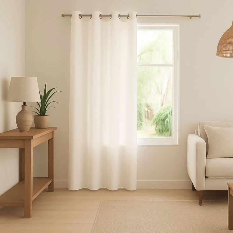 Voilage léger à l'aspect lin