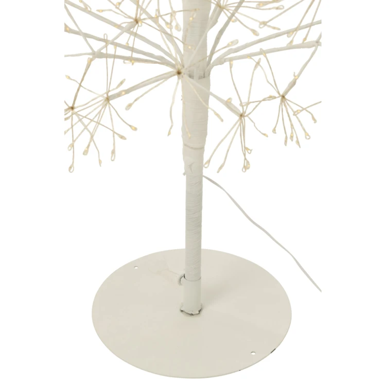 ARBRE LED LUMIÈRES BLANC CHAUD FER NOIR EXTRA LARGE