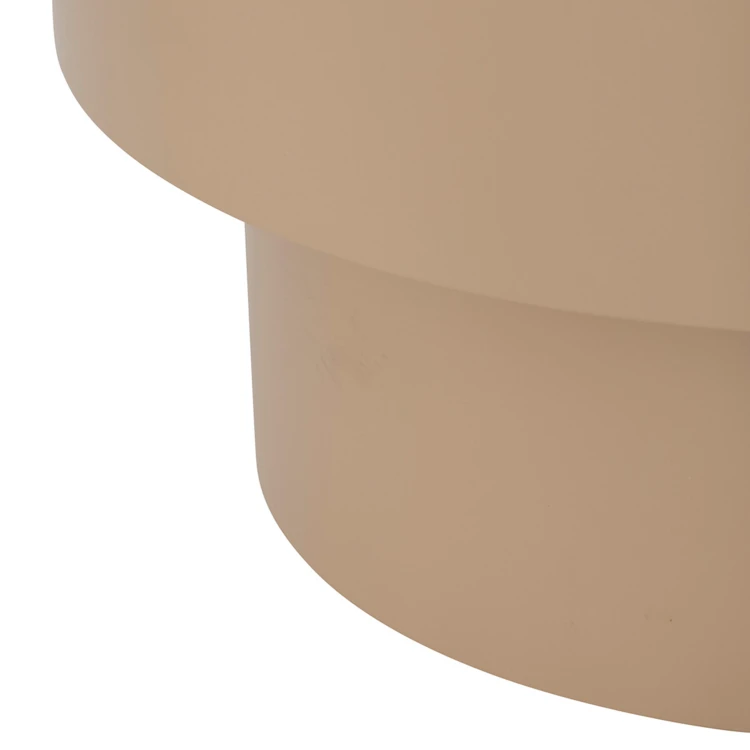 Table basse ronde coffre de rangement et plateau en verre