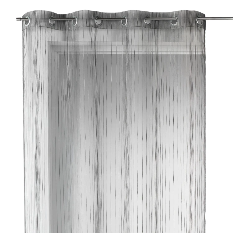 Voilage en organza multicolore tissé