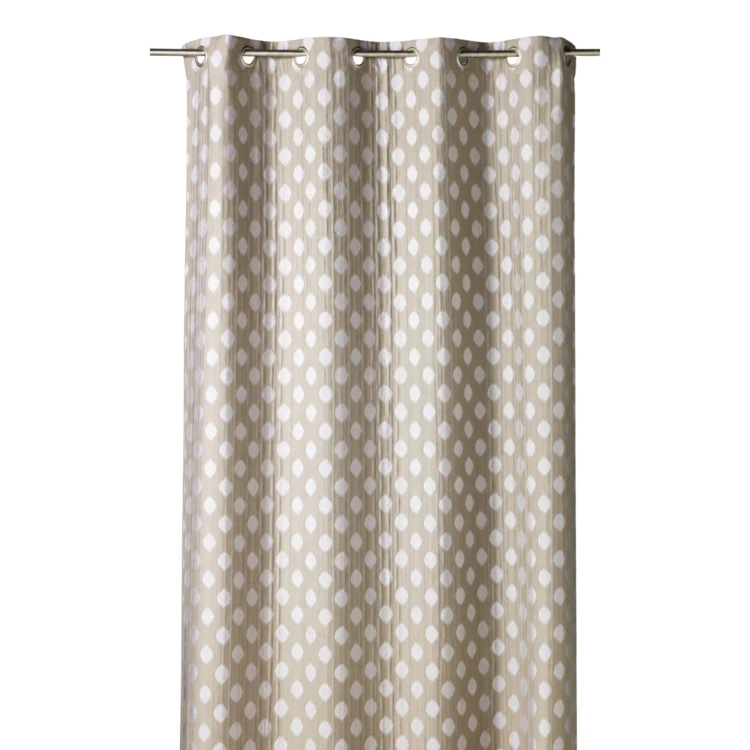 Cortina de jacquard con motivos redondeados, peso