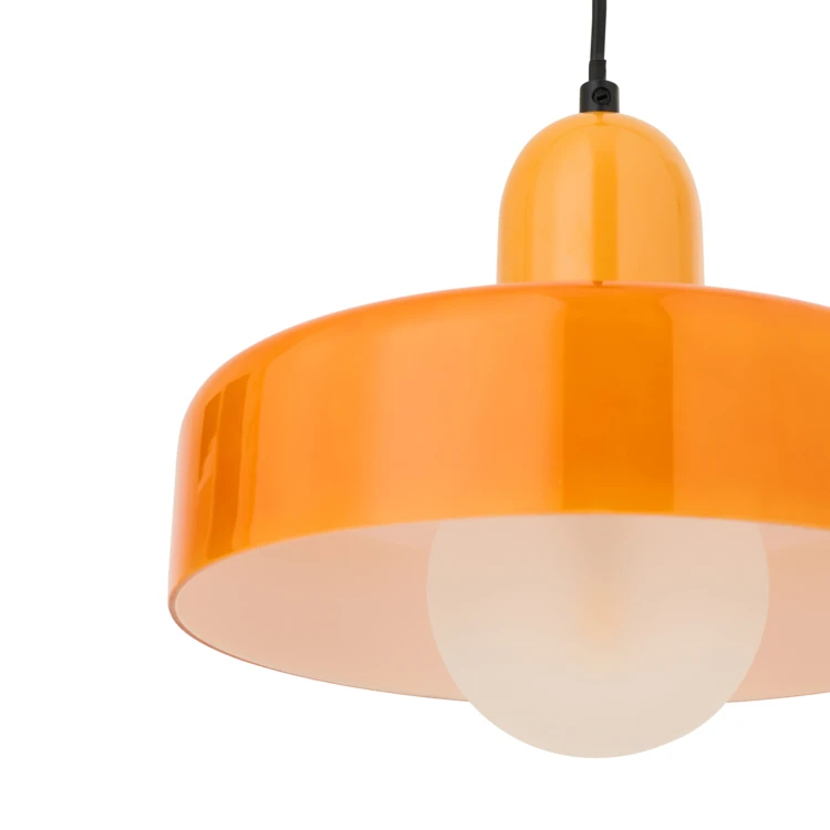 Retro glazen hanglamp