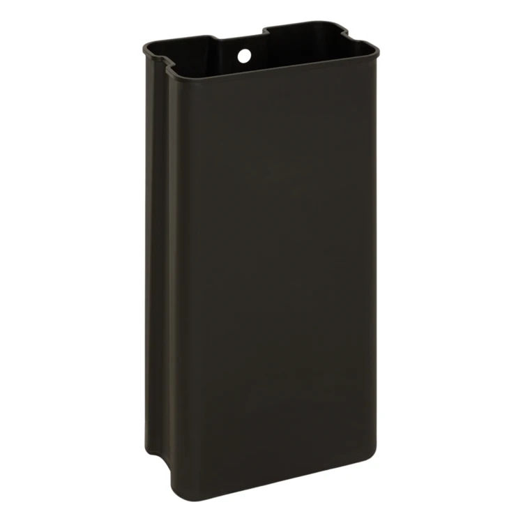 Poubelle à pédale rectangulaire en métal avec filtre anti-odeurs 30 L