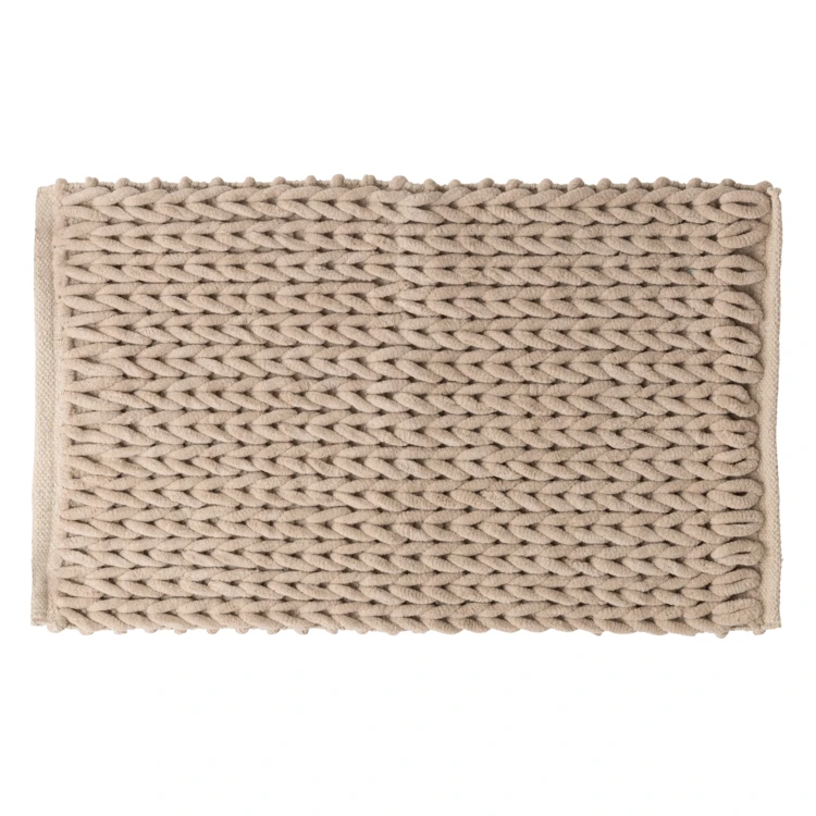 Tapis de bain tressé épais