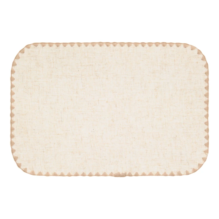 Mantel individual rectangular de polilina
