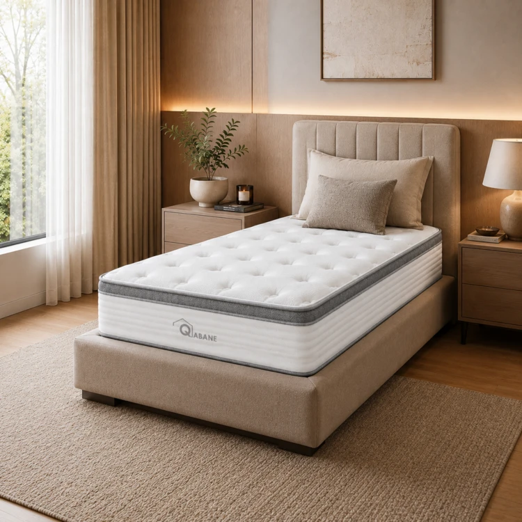 Matelas à ressorts ensachés de 25 cm en mousse