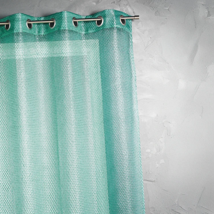 Voilage en organza fantaisie effet "résille"