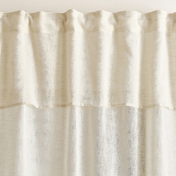 Voilage accroche 3 en 1  avec volant