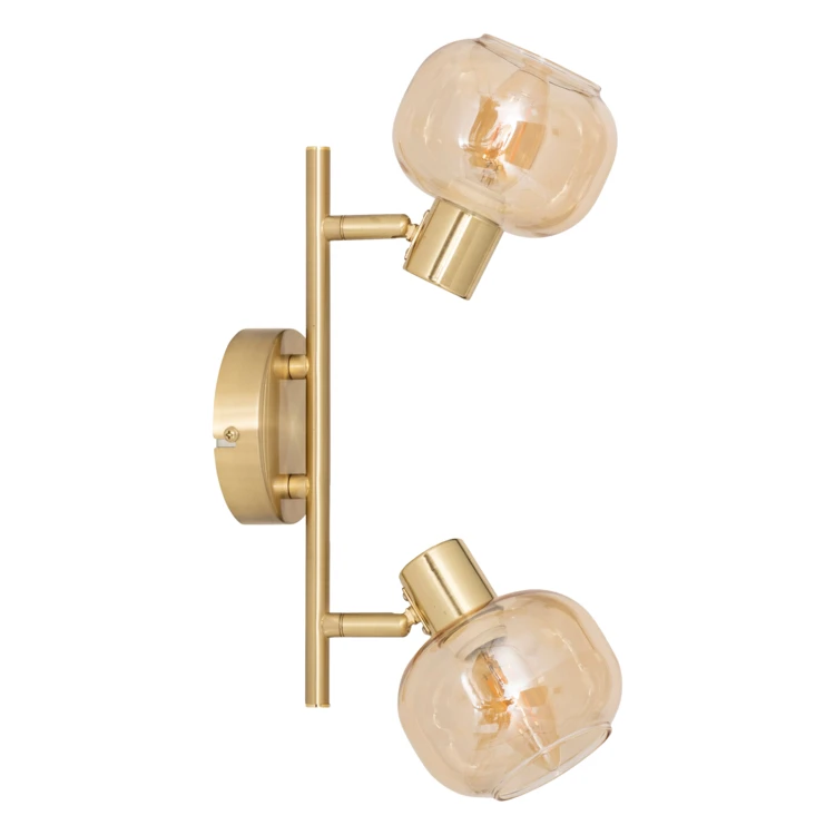 Spot orientable en verre et métal