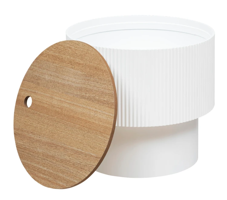 Mesa de café con almacenamiento tipo cofre