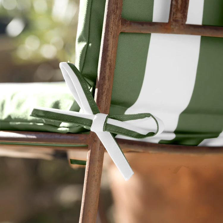 Almofada de assento e de encosto estriada impermeável ARCACHON