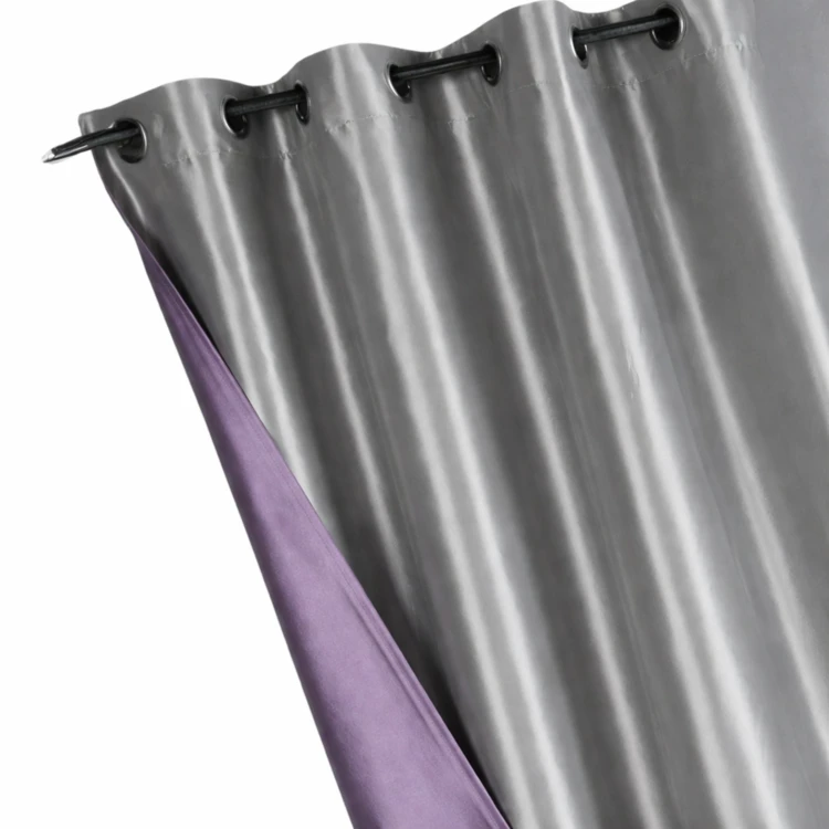 Rideau Ameublement Réversible en Taffetas