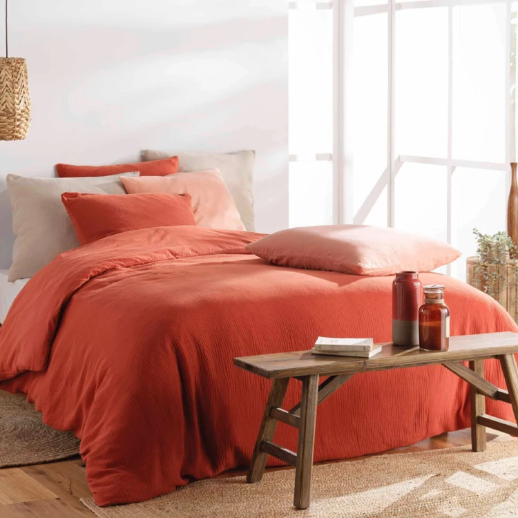 Juego de cama en gasa de algodón