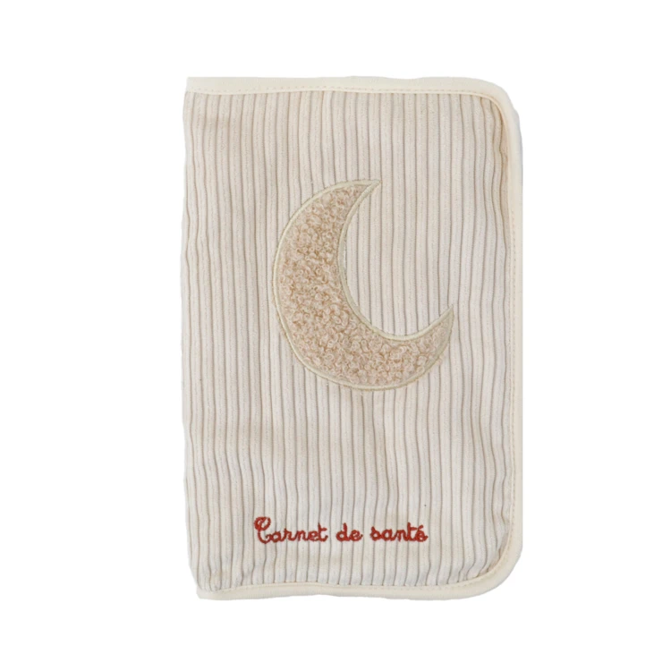 Protège carnet de santé lune