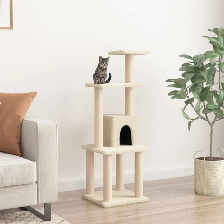 Árbol para gatos con rascador