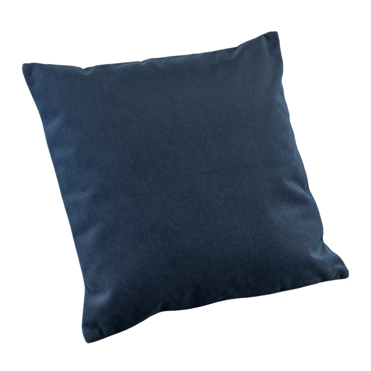 Coussin velours effet peau de pêche