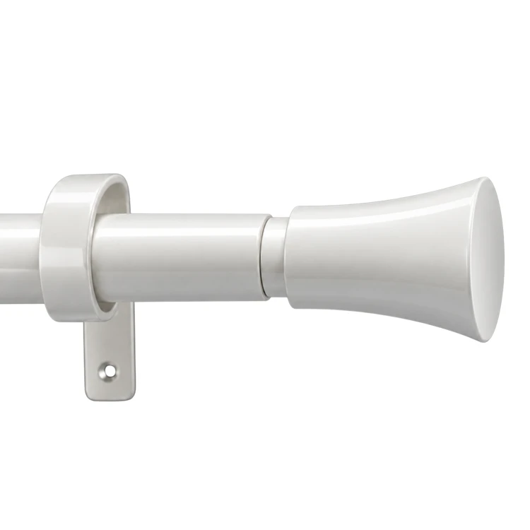 Kit tringle à rideaux extensible avec embouts pommeau D19mm