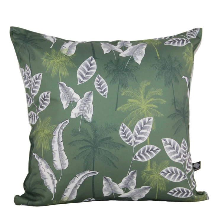 Coussin motif jungle outdoor