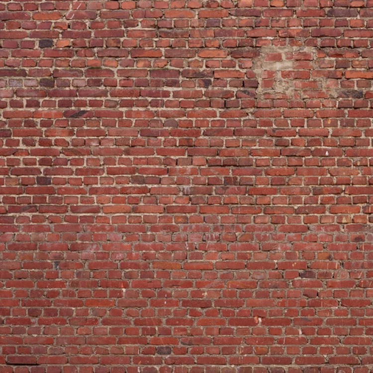 Papier peint brique rouge panoramique