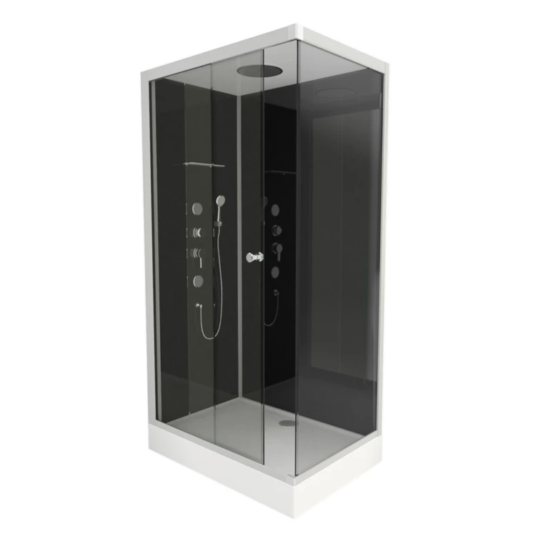 Cabine de douche avec système hydromassant