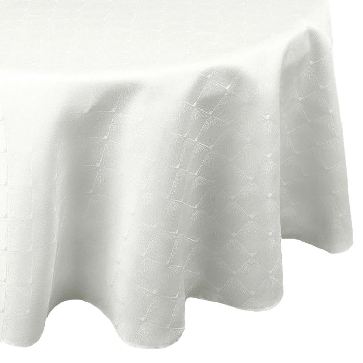 Nappe ronde extérieure esprit bord de mer