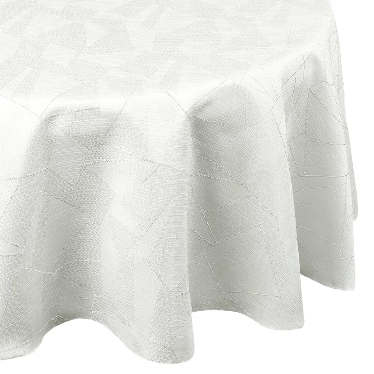 Nappe ronde extérieure aux motifs graphiques