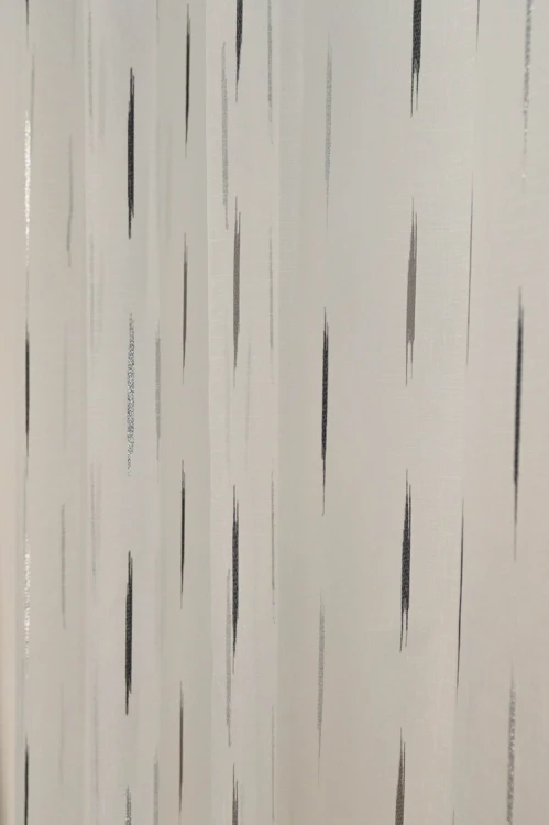 Petit voilage à jacquard rayé
