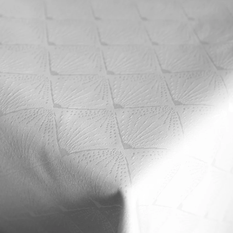 Tissu nappage damassé anti tache et déperlant