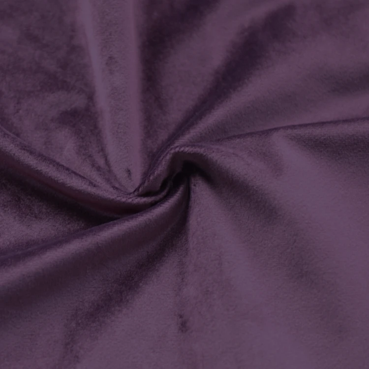 Rideau en velours feutré uni